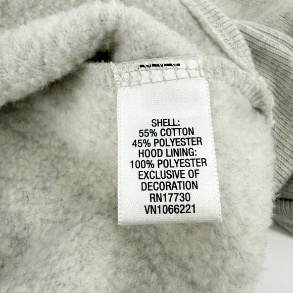 Merona Fleece Hoodie Heather Grey Womens Size XL Cozy Warm Sherpa Lined Hood NWT - Picture 6 of 16